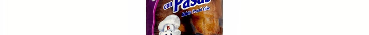 Bimbo Panque Pound Cake with Raisins, Sliced (9.0 Oz)