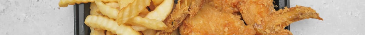 R3. Fried Chicken Wings (4) / Alas De Pollo Fritos