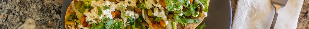 Tostadas de Vegetales / Vegetable Tacos
