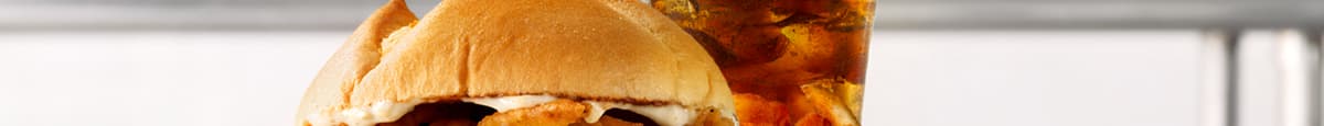 Steakhouse Garlic Ribeye Sandwich