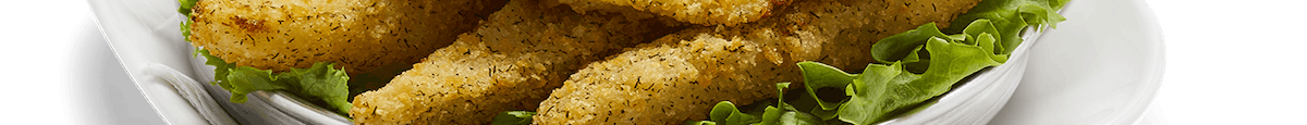 Cornichons frits / Deep Fried Pickle Wedges
