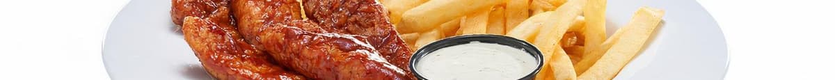 Boneless BBQ Crispy Chicken Strips & Fries