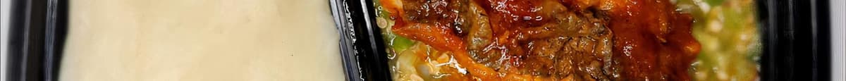 Okra Soup with Fufu P/Yam (Explore)