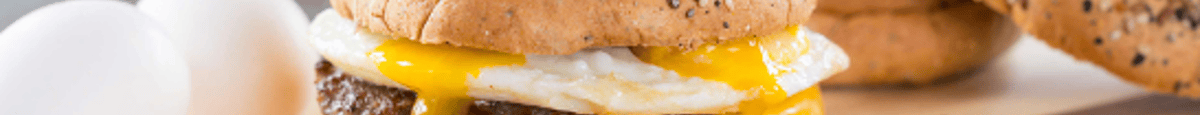 Sausage Egg & Cheese Bagel Sandwich
