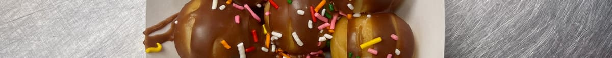 Chocolate Donut Holes with Sprinkles (1 Dozen)