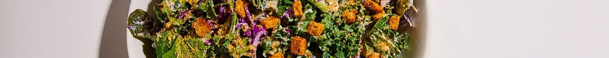 Cashew Kale Caesar Salad