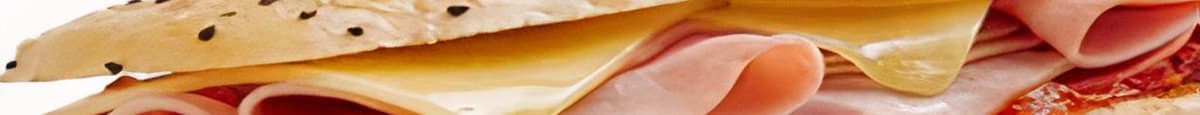 Double Smoked Ham, Cheese, and Relish Toastini