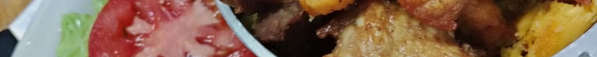 Mofongo Con Carne Frita