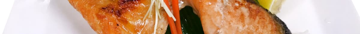 Grilled Salmon Collar