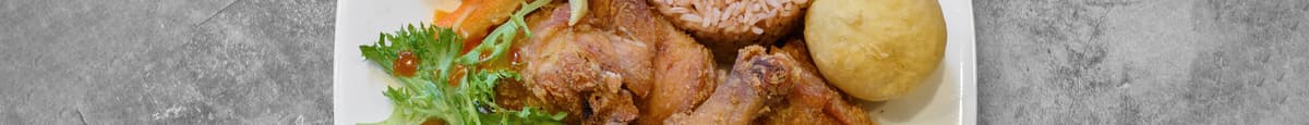 Repas de poulet frit / Fried Chicken Meal