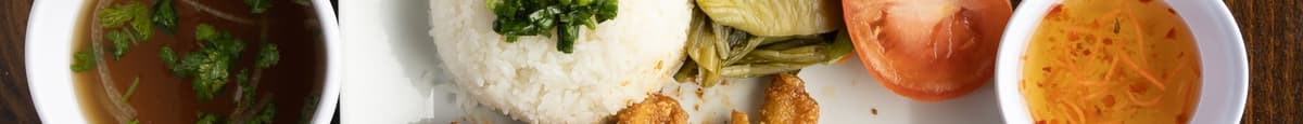 R07. Vietnamese Chicken Wings Fish Sauce Over Rice