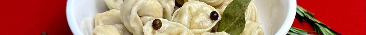 Pelmeni with beef and pork