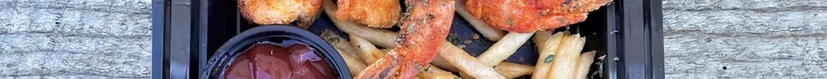 #4 Fried Shrimp Combo