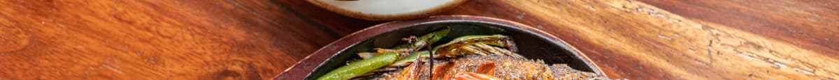 Mojarra Frita con Camarones / Fried Tilapia and Shrimp