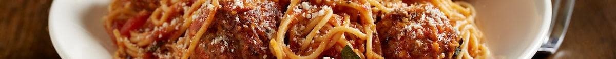 Jumbo Spaghetti And Meatballs