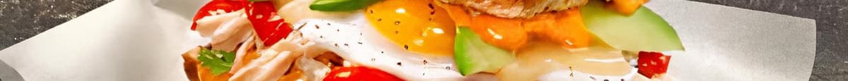 Chipotle Chicken, Egg & Avocado on Ciabatta