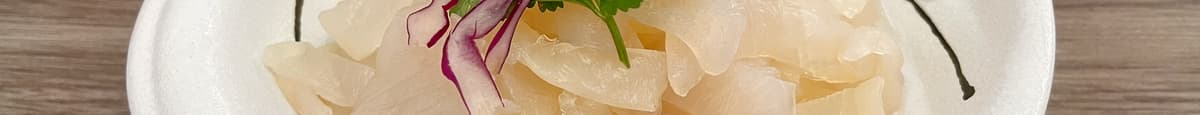 Jellyfish Salad with Green Onion Dressing / 葱油海蜇皮