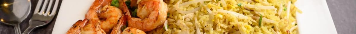 Grilled Shrimp Fried Rice