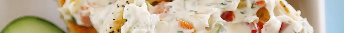 Bagel with Vegetable Cream Cheese
