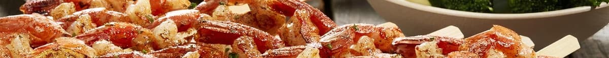Grilled Shrimp Skewers Family Meal 