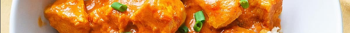 Mango Curry Chicken + Rice