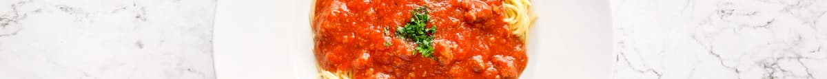 Spaghetti sauce à la viande (Pour 1) / Spaghetti With Meat Sauce (For 1)