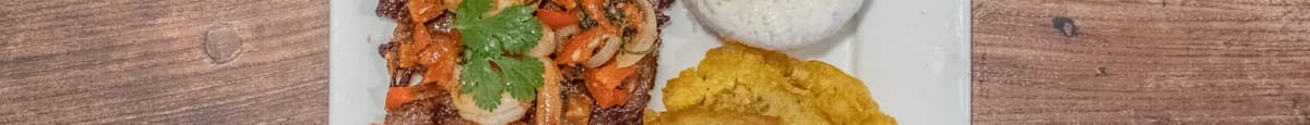 Churrasco con Camarones / Skirt Steak with Shrimps