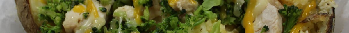 1. Broccoli Chicken and Cheese Potato
