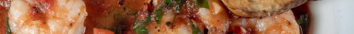 Garlic Shrimp in Fire-Roasted Tomato Sauce