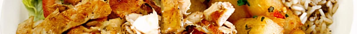 Assiette shish taouk (poulet) / Plate Shish Taouk (Chicken)