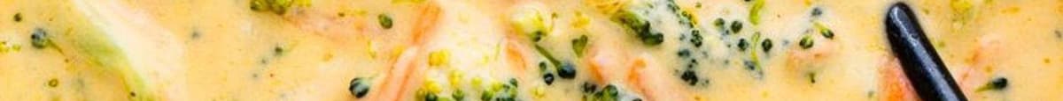 Broccoli & Cheddar Soup (GF+VG)