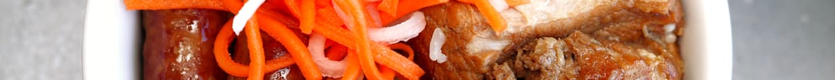 Xôi Thịt / Sticky Rice with Braised Pork Belly