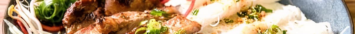 Lemongrass Chicken & Steam Vermicelli Sheet  Banh Hoi Ga Nuong