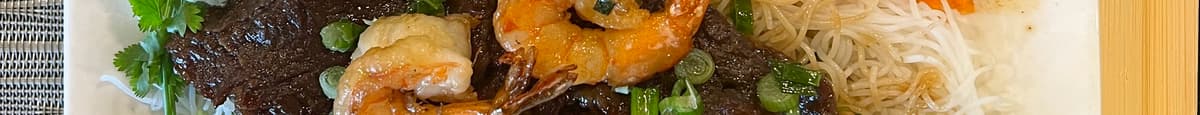 B85. Grilled Pork, Shrimp, Egg Roll / Bún Thịt Nướng, Tôm, Chã Giò