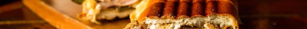 Cuban Sandwich with a Croqueta