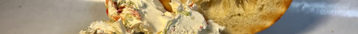 Bagel with Veggie cream cheese