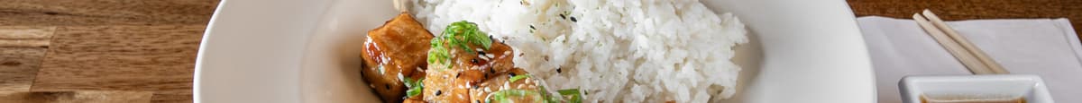 Crispy Teriyaki Tofu Rice