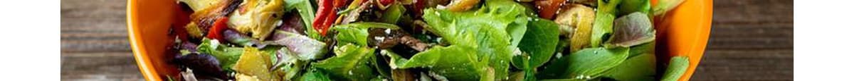 Field Greens & Roasted Veggies Salad (570 Cal)