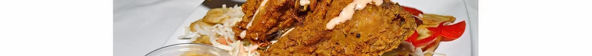 Pollo con Tajadas / Chicken with Sliced Plantains