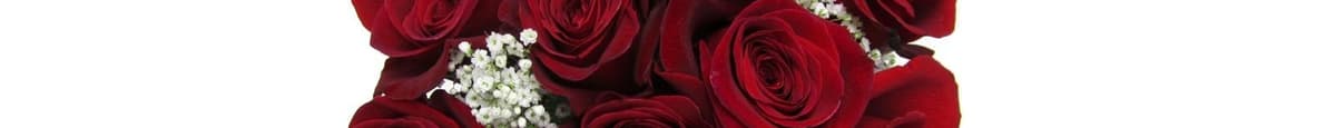 Dozen Rose Bouquet, Red