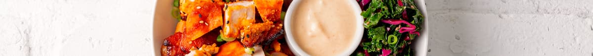 Spicy Chicken Kimchi Bowl