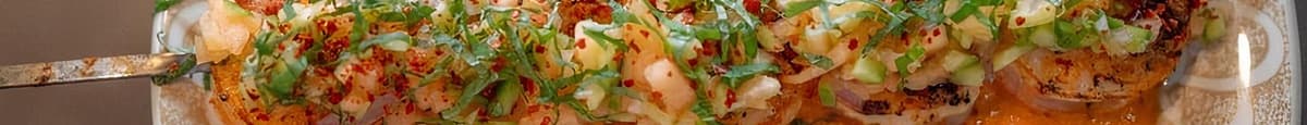 Harissa Shrimp Kebab