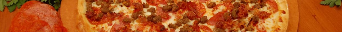 6 Meat Pizza (Small)