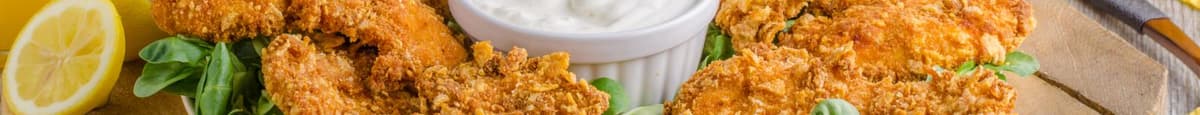 Crispy Chicken Tenders with Ranch