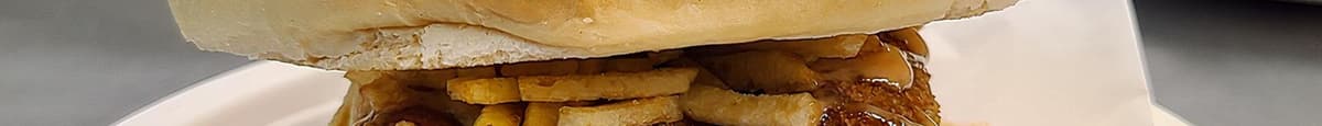 Ham Croquettes Sandwich ( Pan con Croquetas)