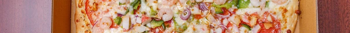Seafood Pizza (Small 10" (6 Cut))