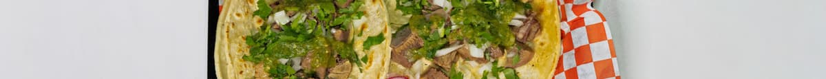 Tacos de Lengua / Beef Tongue Tacos