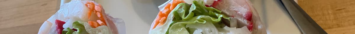 2A. Fresh Salad Rolls (2)
