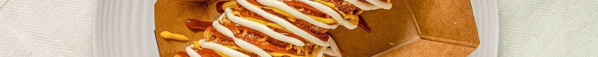 Hot-dog coréen au ramen / Ramen Korean Hot Dog