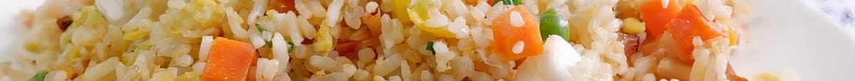 House Special Fried Rice (Chicken, Shrimp and BBQ Pork) / 揚州炒飯